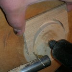 re-turning the tenon