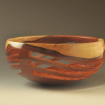 Cocobolo wave bowl